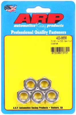 00427C11-E37D-4637-D13F-5CBEC3BA105E "7/16""-14 SS coarse hex nut kit" (5pcs) - Image 1