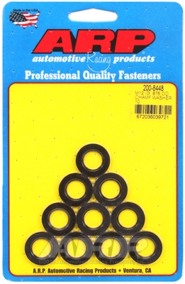 0182FB85-EF19-CDD0-94CC-AE44C024A6F1 ARP Chamfer Washer M12 ID 0.876 OD Black 10 Pack - Image 1