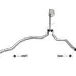 Corsa Cat-Back 3.0" Dual Rear Single 4.0" F150 5.0 21-23