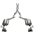 Corsa Cat-Back 3.0" Dual Rear Twin 4.0" Mustang 5.0 18-22