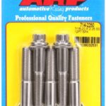 "7/16""-20 x 2.250 12pt SS bolts" (5pcs)