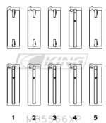 King Main Bearing Shell VAG ABL, ADY, AHH, AKS