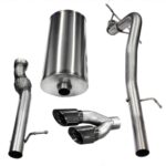 Corsa Cat-Back 3.0" Single Side Twin 4.0" Escalade 6.2 11-14