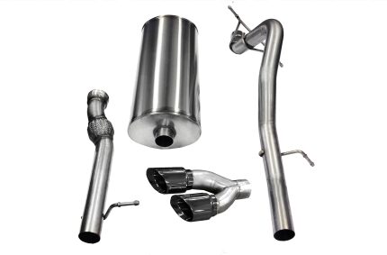 Corsa Cat-Back 3.0" Single Side Twin 4.0" Escalade 6.2 11-14