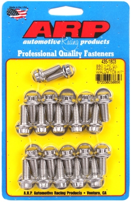 04ABE543-0BEE-F455-2AA8-4ED2CB0E8964 ARP Oil Pan Bolt Kit Chevy BB w/Alu Timing Cover 12PT - Image 1