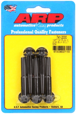 053C84B4-4049-F67F-1969-0875B255A29E "5/16""-24 x 2.000 12pt black oxide bolts" (5pcs) - Image 1