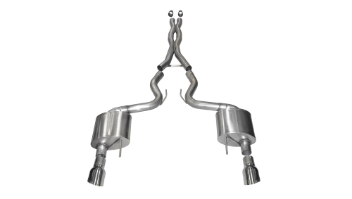 05635C35-AEF4-6F0D-BA2C-626B43EA6634 Corsa Cat-Back 3.0" Dual Rear Single 4.0" Mustang 5.0 15-17 - Image 1