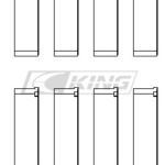 King Conrod Bearing Shell SUBARU FA20, TOYOTA 4U-GSE
