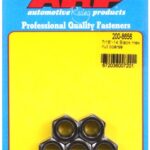 "7/16""-14 black coarse hex nut kit" (5pcs)