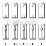 King Main Bearing Shell FORD YB 2.0L DOHC COSWORTH