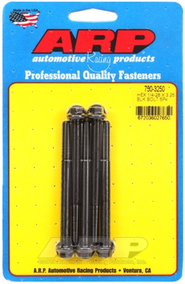 0894F18C-C5FD-6E60-580E-86A1B1A5E910 "1/4""-28 x 3.250 hex black oxide bolts" (5pcs) - Image 1