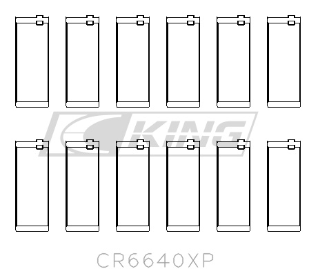 King Conrod Bearing Shell BMW M20, M50 2.0L, 2.5L, 2.7L