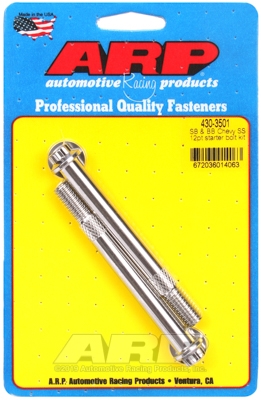 09E39A5F-681F-7ABA-49D2-14363B8F46CC SB & BB Chevy SS 12pt starter bolt kit - Image 1