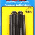 "7/16""-20 x 3.000 12pt black oxide bolts" (5pcs)