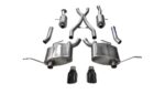 Corsa Cat-Back 2.5" Dual Rear Single 4.5" Cherokee 3.6 11-21