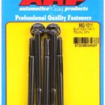 M6 x 1.00 x 70 hex black oxide bolts (5pcs)