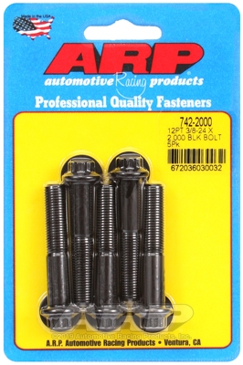 0C6E0A62-4EDC-CD3A-3B08-167489B281D0 "3/8""-24 x 2.000 12pt black oxide bolts" (5pcs) - Image 1