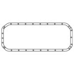 Cometic Oil Pan Gasket BMW M20B25/B27 .060" AFM