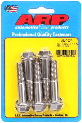 0D975A11-AD59-A23F-AC23-8E0D7DD583C2 M10 x 1.50 x 50 hex SS bolts (5pcs) - Image 1