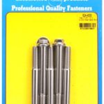 "7/16""-14 X 4.000 hex 1/2 wrenching SS bolts" (5pcs)