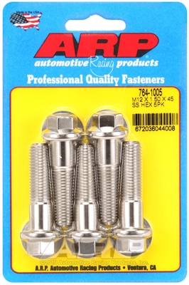 0DC94AB3-58F3-9151-22D1-10B86B8DA0B5 ARP Bolt Kit M12 x 1.50 x 45 SS Hex - Image 1