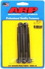 M6 x 1.00 x 90 hex black oxide bolts (5pcs)