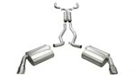 Corsa Cat-Back 2.5" Dual Rear Single 4" Camaro 6.2 10-15