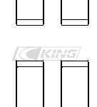 King Conrod Bearing Shell AUDI/LAMBO 4.2/5.2 (2 pairs)