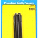 "1/4""-28 x 4.250 12pt black oxide bolts" (5pcs)