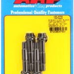 ARP 5/16-24x2.000 black 12pt WP pully w/.750" fan spcr stud