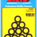 "7/16""ID .750""OD black washers"