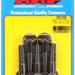 M10 x 1.25 x 40 12pt black oxide bolts (5pcs)