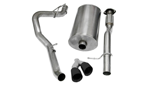116D1B6A-ADF0-D413-0946-F0801CA3AEE3 Corsa Cat-Back 3.0" Single Side Twin 4.0" Avalanche 09-13 - Image 1