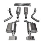 Corsa Cat-Back 2.5" Dual Rear GTX2 3x7" Challenger 5.7 15-16