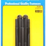 "3/8""-24 x 4.250 hex black oxide bolts" (5pcs)