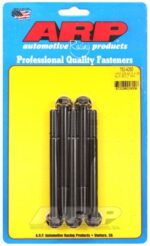 "3/8""-24 x 4.250 hex black oxide bolts" (5pcs)