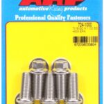 "7/16""-20 x 1.000 hex SS bolts" (5pcs)