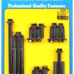 ARP Timing Cover And Waterpump Bolt Kit Buick 350 Black Hex