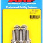M8 x 1.25 x 25 hex SS bolts (5pcs)