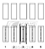King Main Bearing Shell FORD/MAZDA L3, L3-VDT MZR
