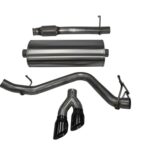 Corsa Cat-Back 3.0" Single Side Twin 4" Silverado 5.3 14-19