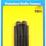 "3/8""-24 x 3.500 12pt 7/16 wrenching black oxide bolts"5pcs