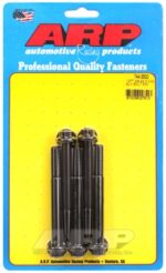 "3/8""-24 x 3.500 12pt 7/16 wrenching black oxide bolts"5pcs