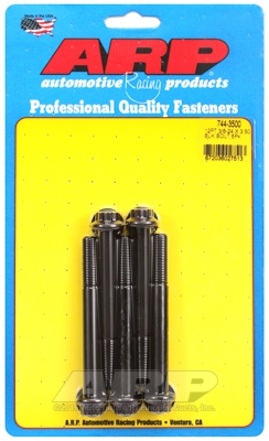 14711953-78E4-56CF-3DA2-EE641E070E9D "3/8""-24 x 3.500 12pt 7/16 wrenching black oxide bolts"5pcs - Image 1