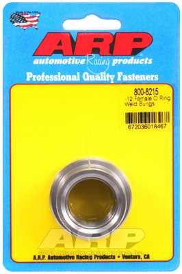 15CB73F3-1621-6A97-1938-04381B86B3C5 -12 female O ring steel weld bung - Image 1