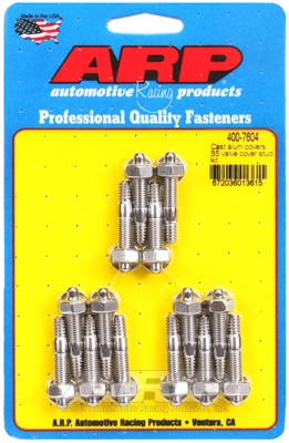 175906AA-745D-C541-F71A-EAD69A7F5D5E Cast alum covers SS valve cover stud kit - Image 1