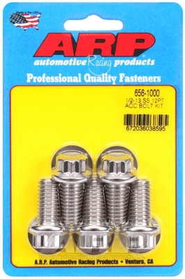 175B55BB-ECA0-7438-ED06-F2805248793F ARP Bolt Kit 1/2-13 x 1.000 SS 12PT - Image 1