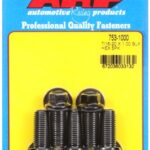 "7/16""-20 x 1.000 hex black oxide bolts" (5pcs)