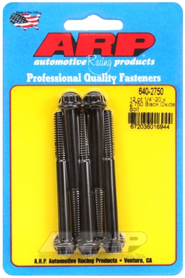 18548E21-7412-DC02-64DF-87CC45C85A33 "1/4""-20 x 2.750 12pt black oxide bolts" (5pcs) - Image 1