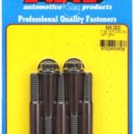 "7/16""-14 X 2.500 12pt 1/2 wrenching black oxide bolts"5pcs